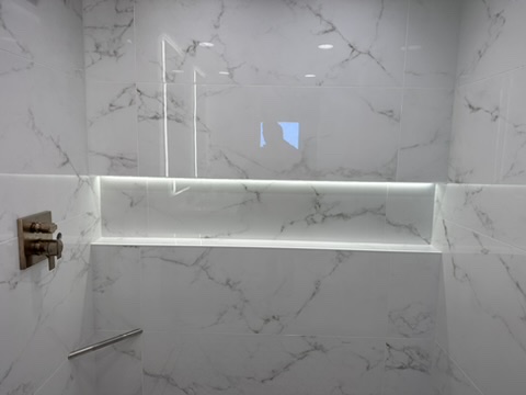 Luxurious Shower Tape Lighting Installation in Pensacola, FL
