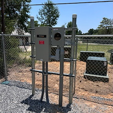 Reliapro-Electric-Fiber-Optic-Cabinet-Site-Installation-with-Standby-Generator-in-Pensacola-FL 2